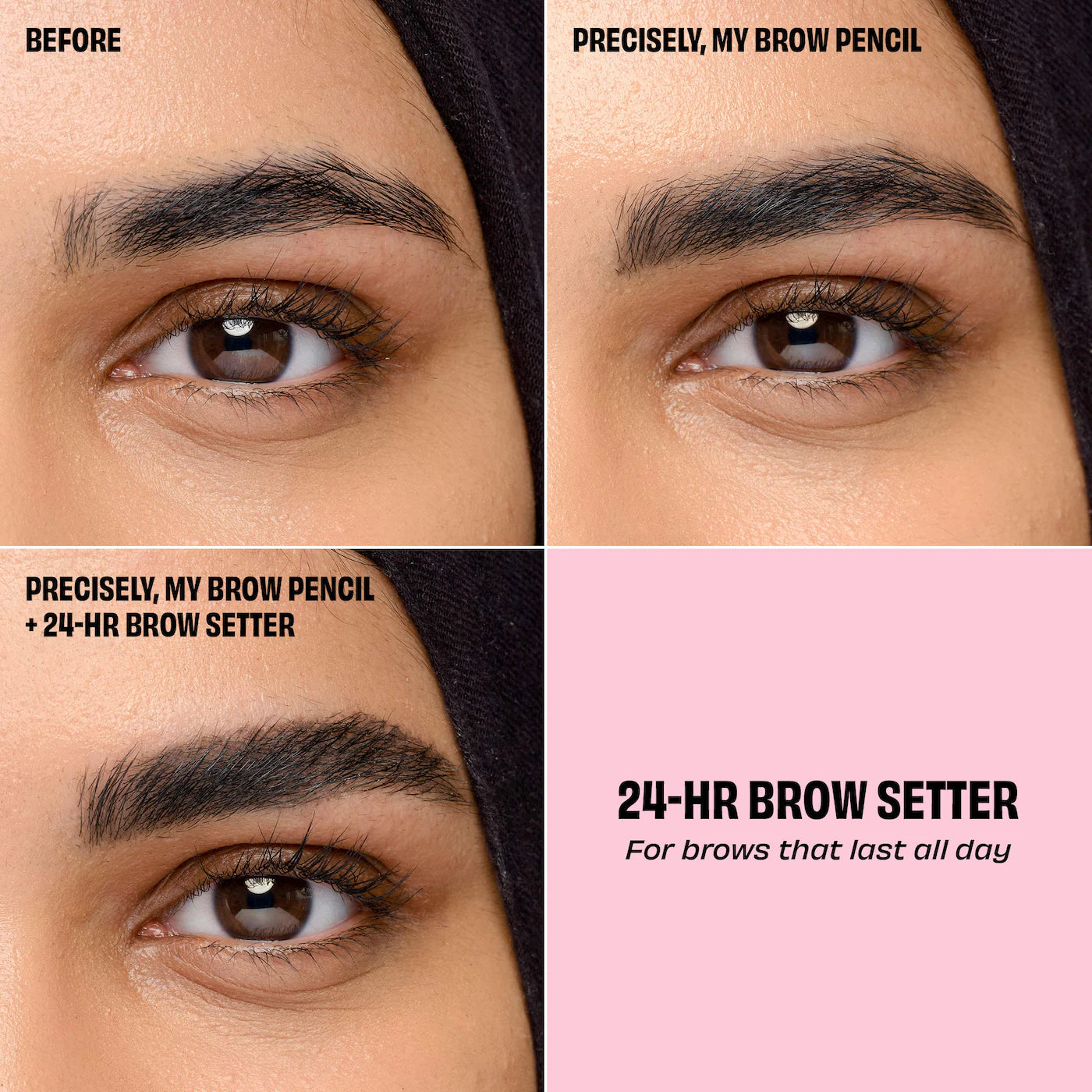 24-HR Brow Setter Clear Brow Gel with Lamination Effect