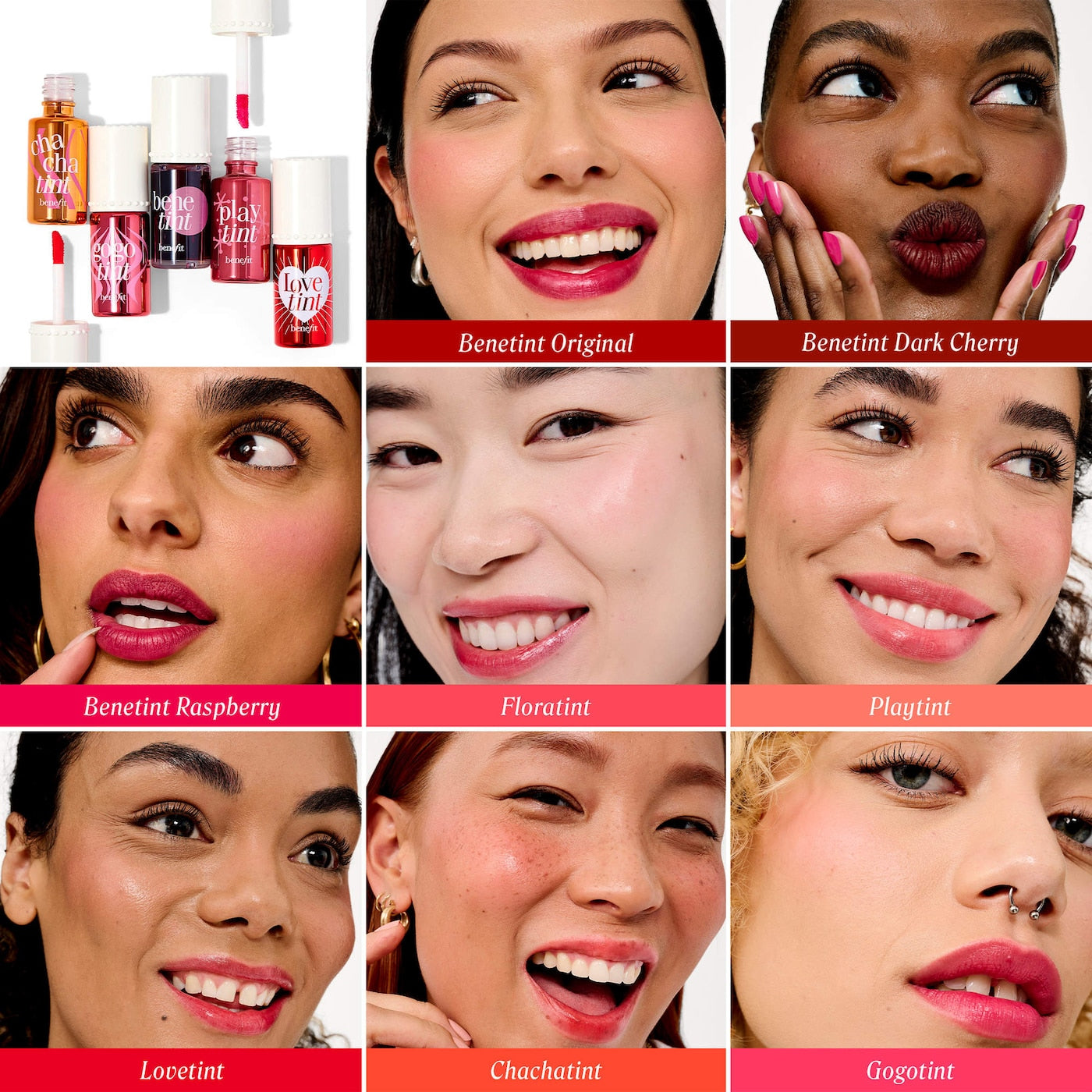 Benefit Playtint: Pink-Lemonade Tinted Lip & Cheek Stain