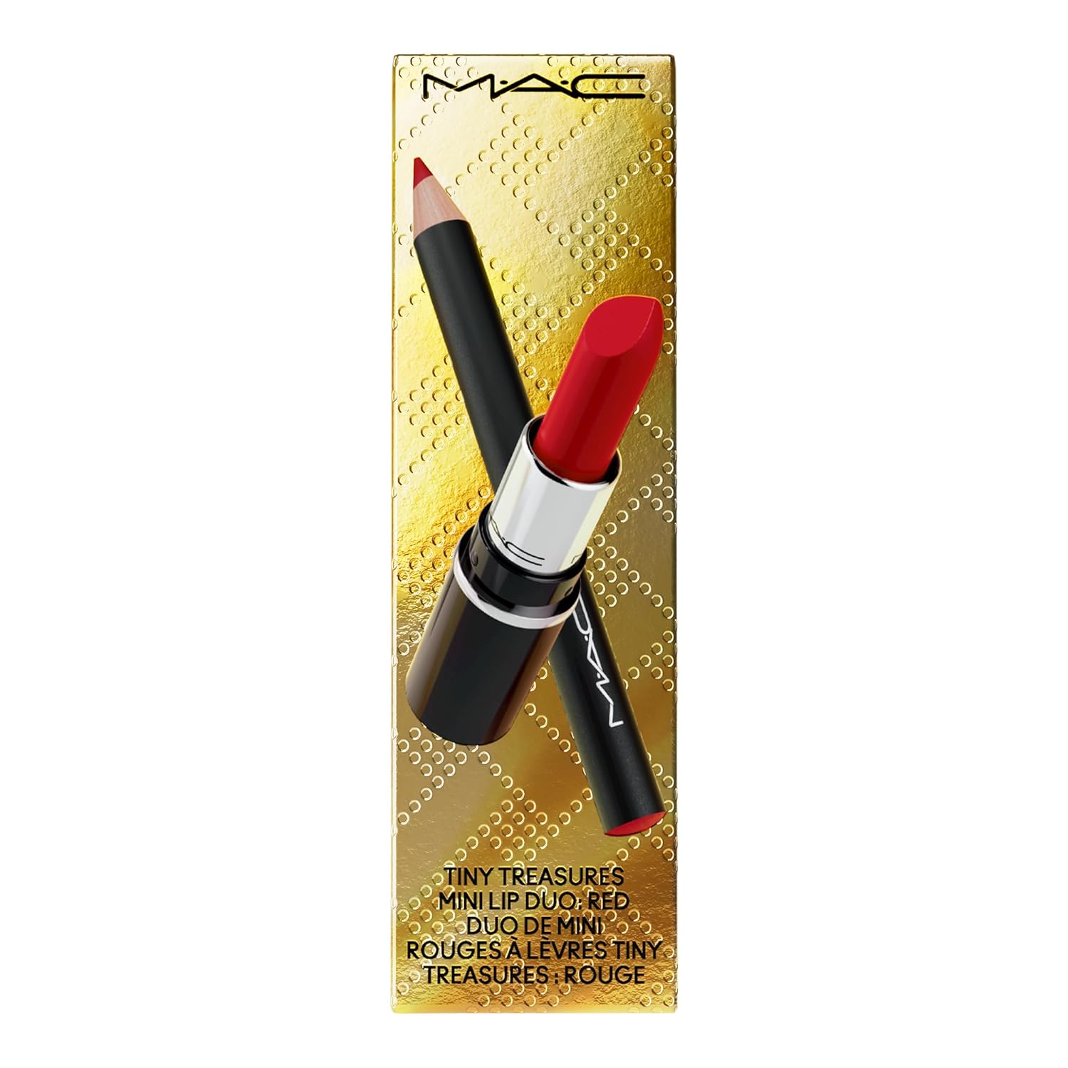 MAC Tiny Treasures Mini Lip Duo, Red, 2 Piece Set