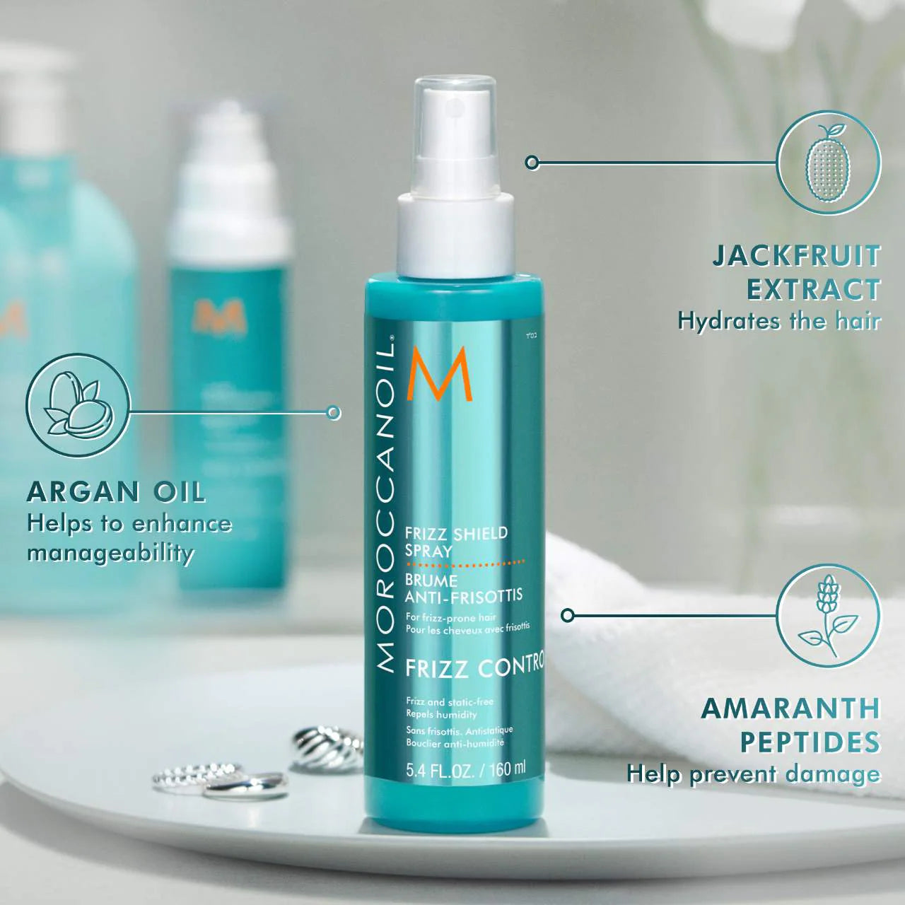 Moroccanoil Frizz Shield Spray: Anti-Frizz Mist