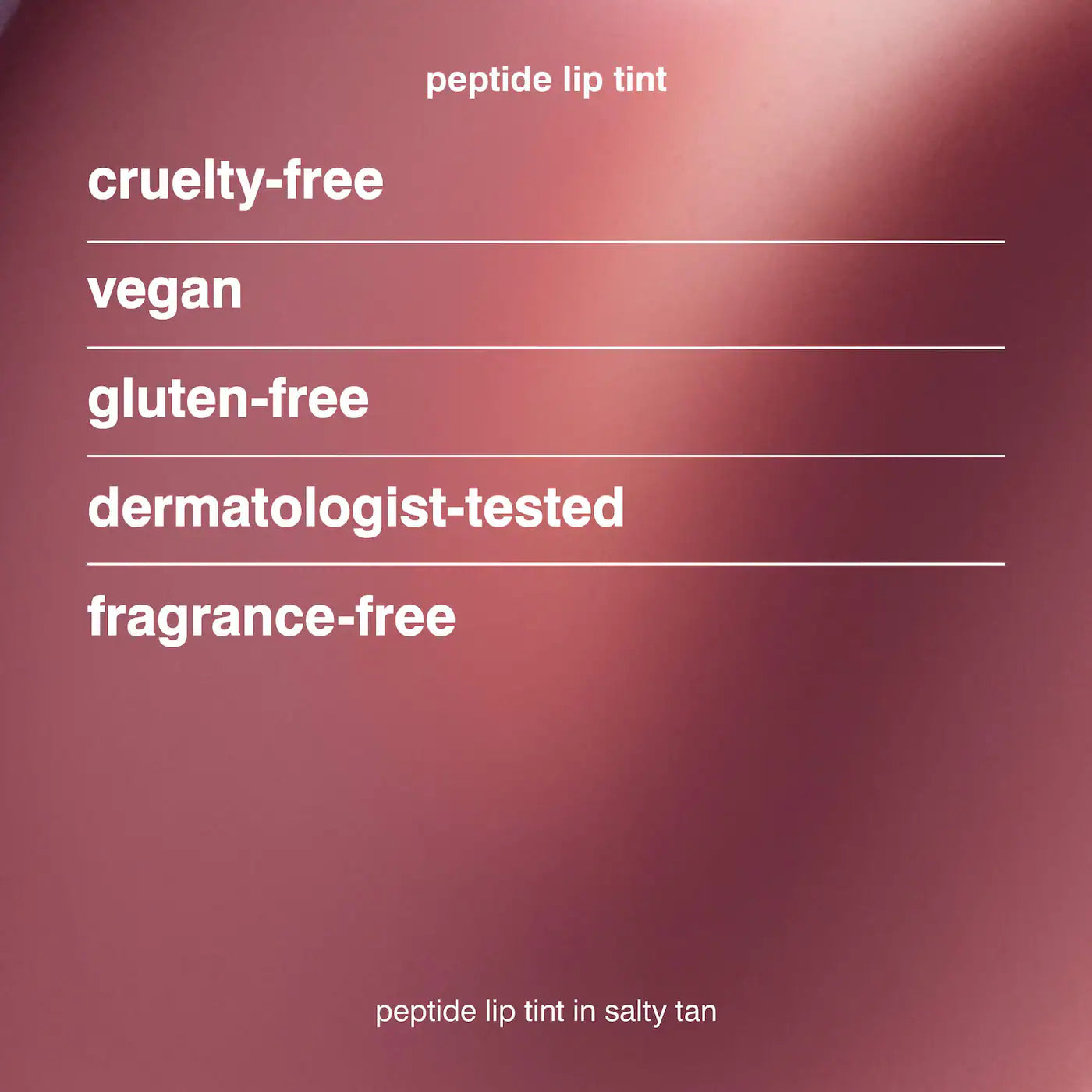 rhode Peptide Lip Tint Nourishing Glaze Salty Tan