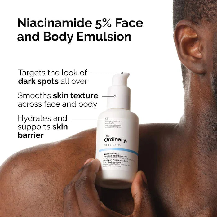 Niacinamide 5% Face and Body Emulsion for Dark Spots & Uneven Tone