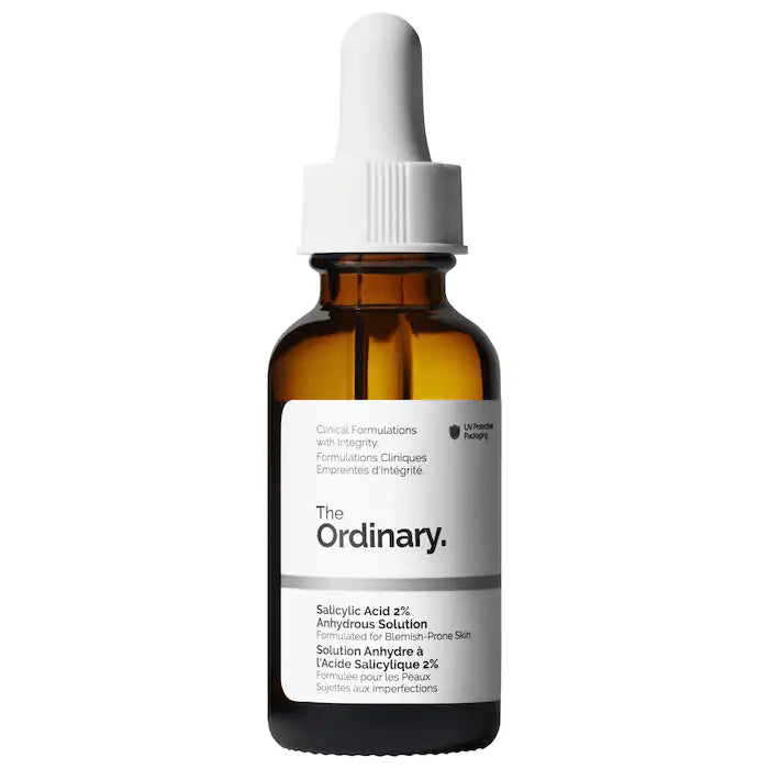 Salicylic Acid 2% Anhydrous Solution, Gentle Exfoliating Serum for Blemishes