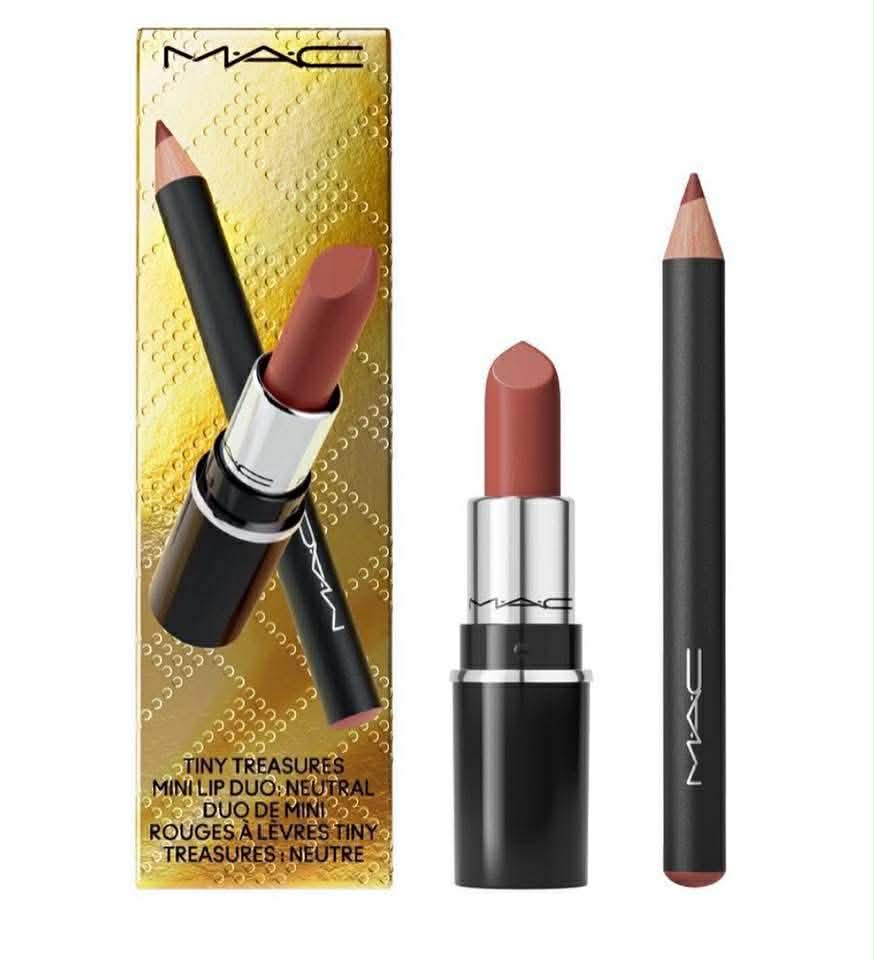 MAC Tiny Treasures Mini Lip Duo, Red, 2 Piece Set