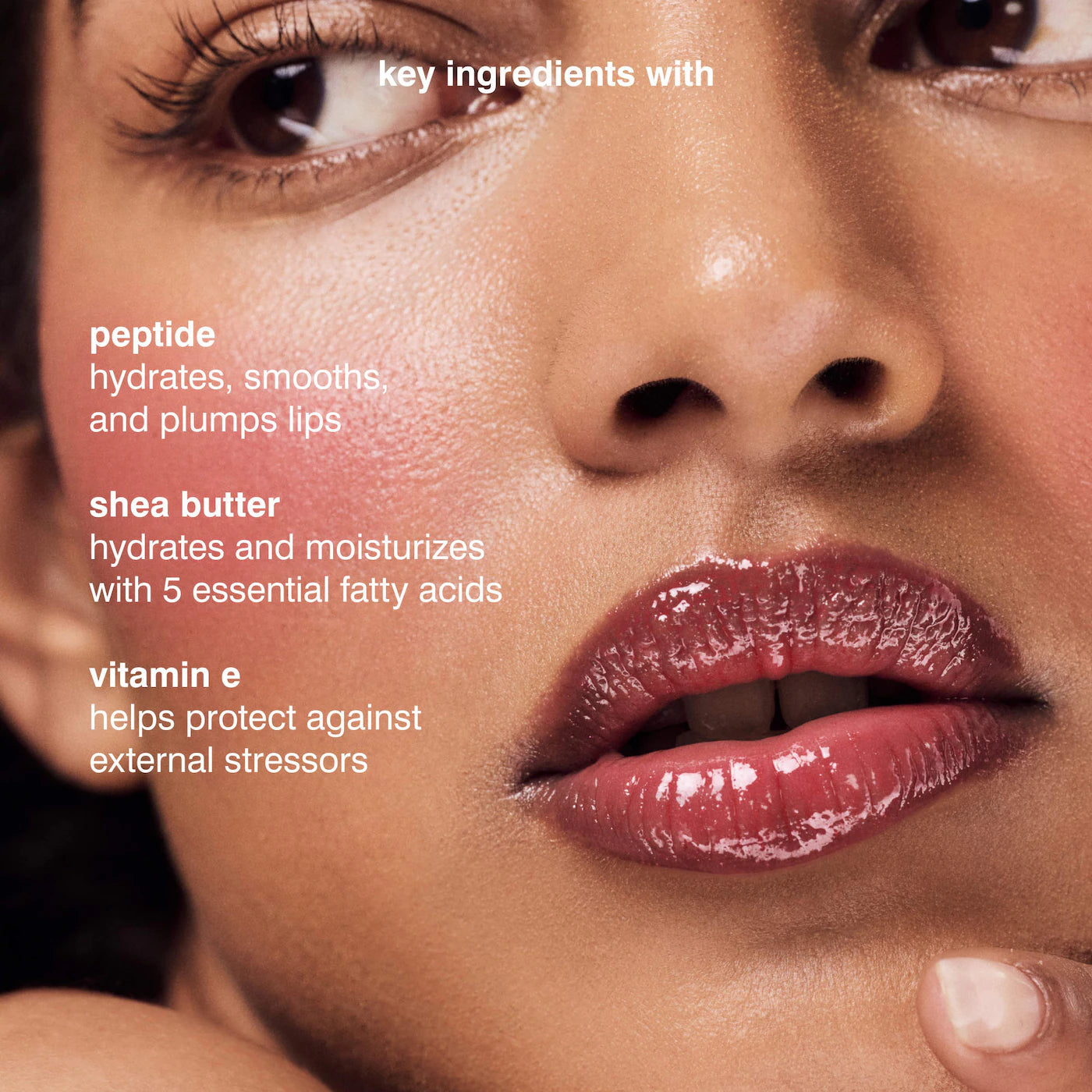 rhode Peptide Lip Tint Nourishing Glaze PB&J