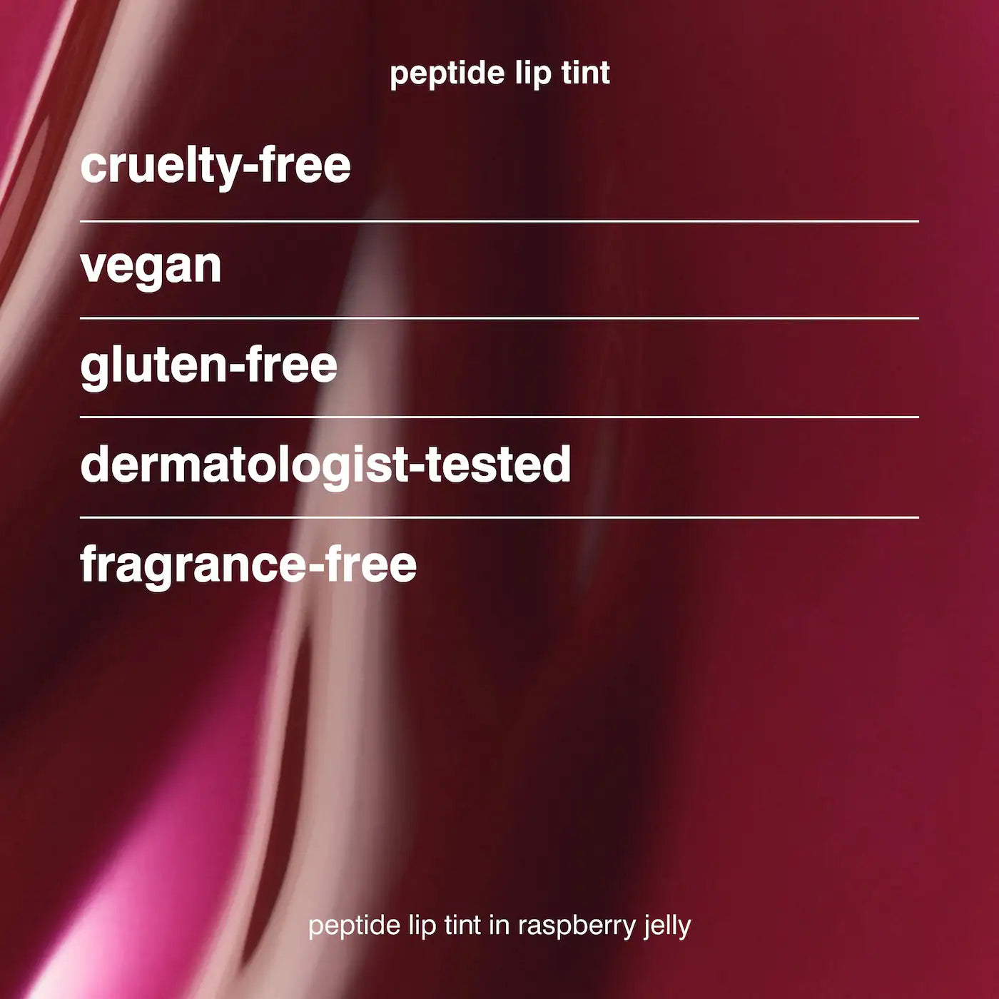 rhode Peptide Lip Tint Nourishing Glaze Raspberry Jelly