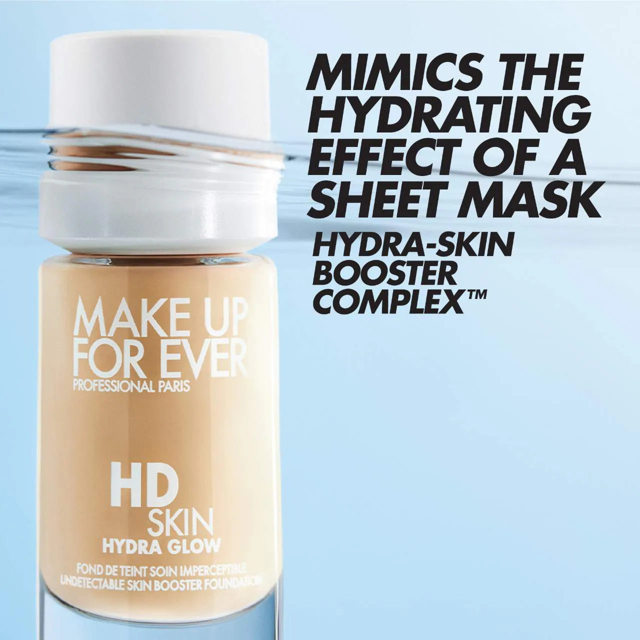 MAKE UP FOR EVER  HD Skin Hydra Glow Hydrating Foundation with Hyaluronic Acid