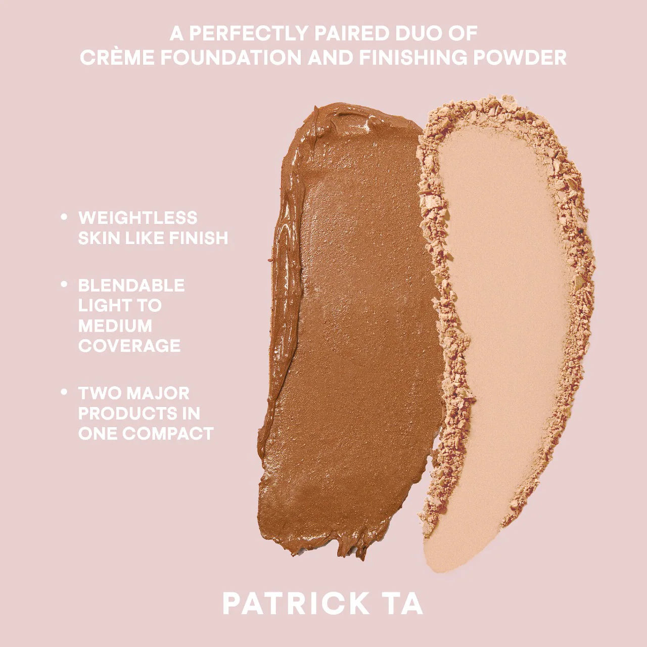 Major Skin Crème Foundation and Finishing Powder Duo Tan 1 - Golden Warm