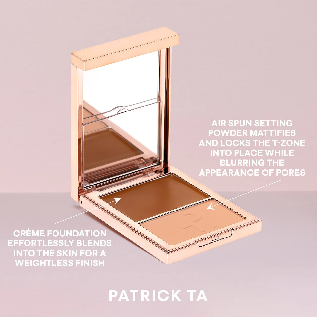 Major Skin Crème Foundation and Finishing Powder Duo Tan 1 - Golden Warm